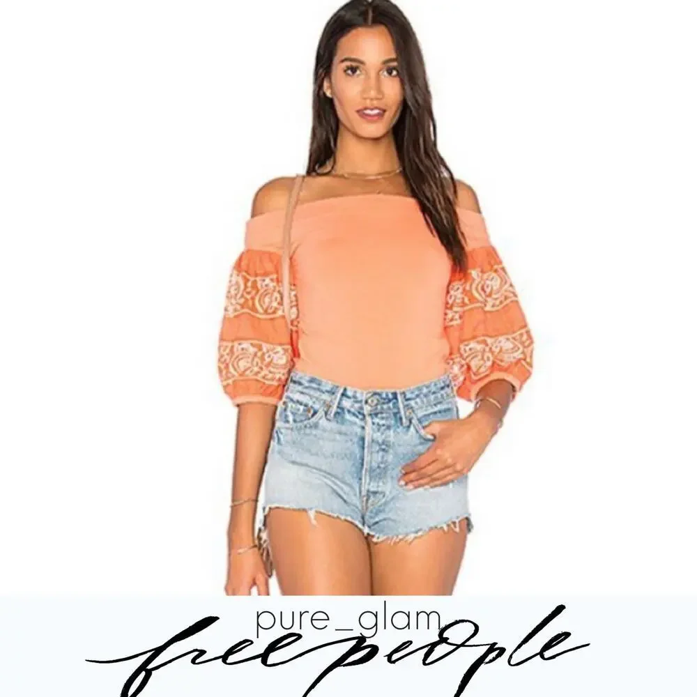 Free People off-the-shoulders top